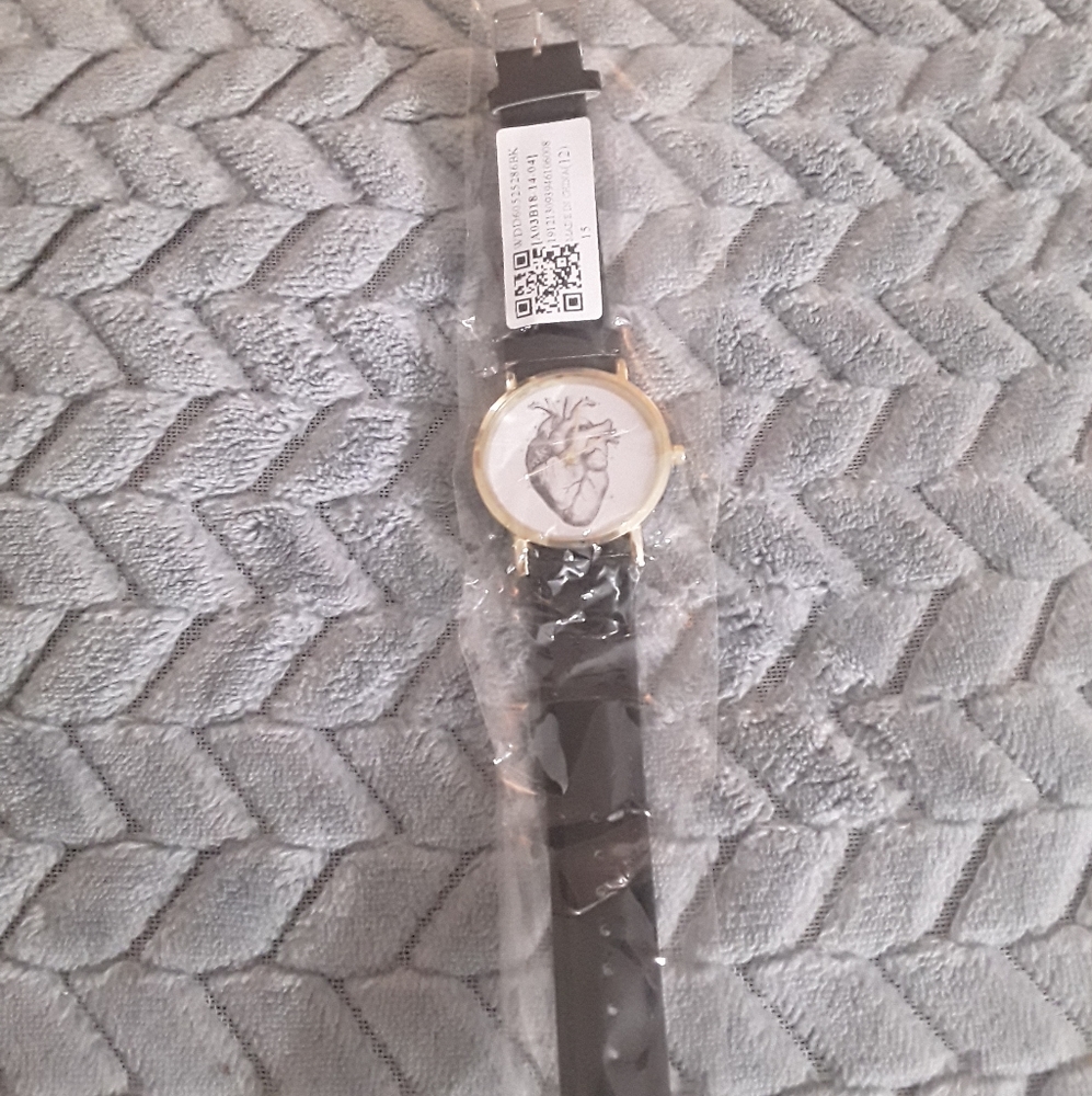 Unisex Anatomical Heart Watch Tell Tale Heart - Picture 3 of 4